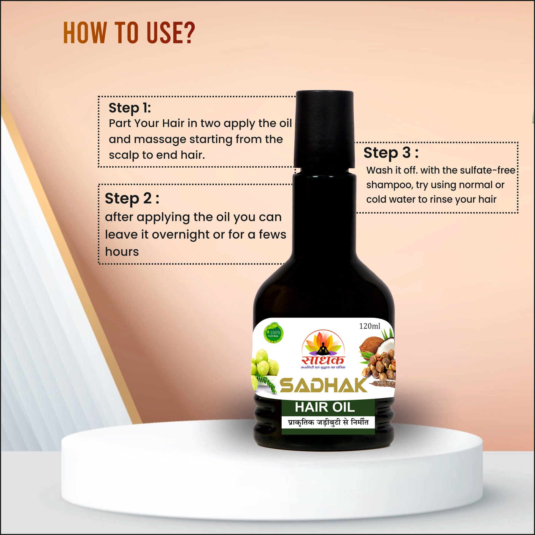 Herbal hair oil 120ml